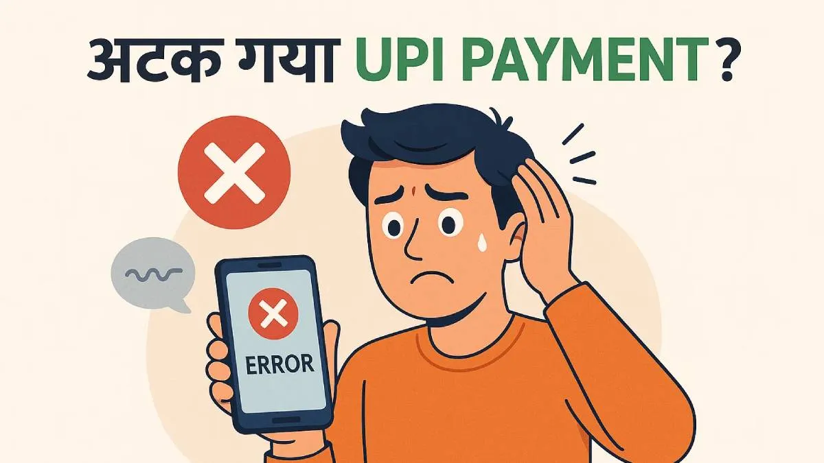 अटक गया UPI पेमेंट?