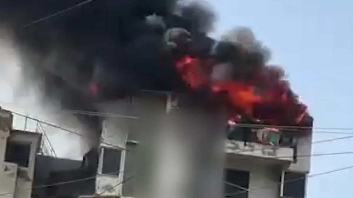 द्वारका अग्निकांड का वीडियो- India TV Hindi