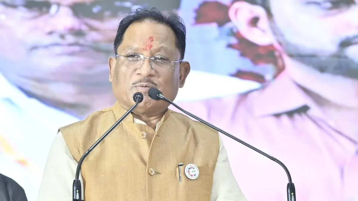 छत्तीसगढ़ के मुख्यमंत्री विष्णु देव साय।- India TV Hindi