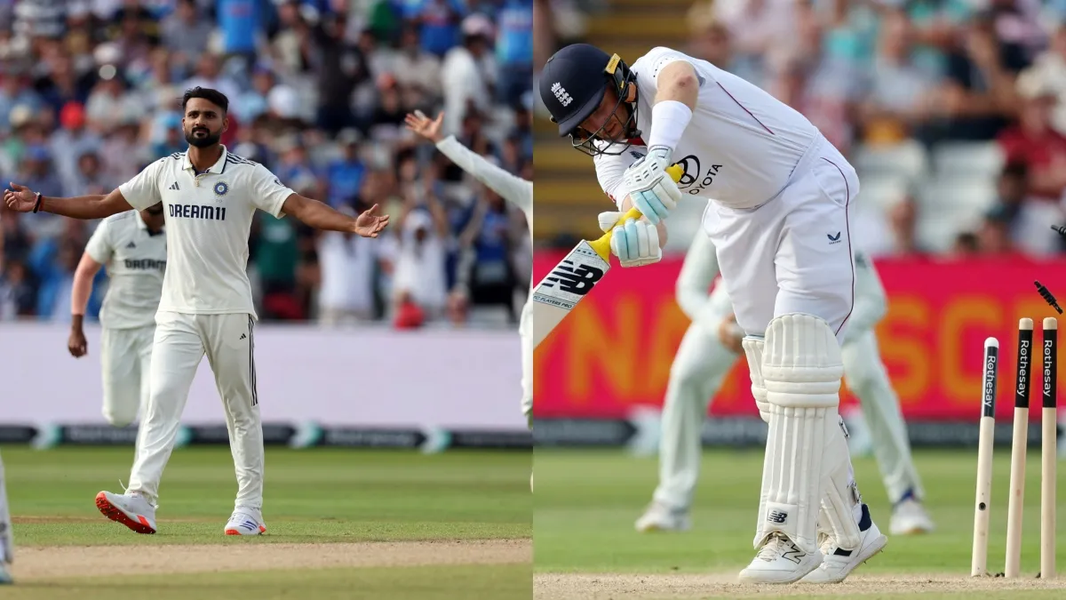 Akash Deep And Joe Root