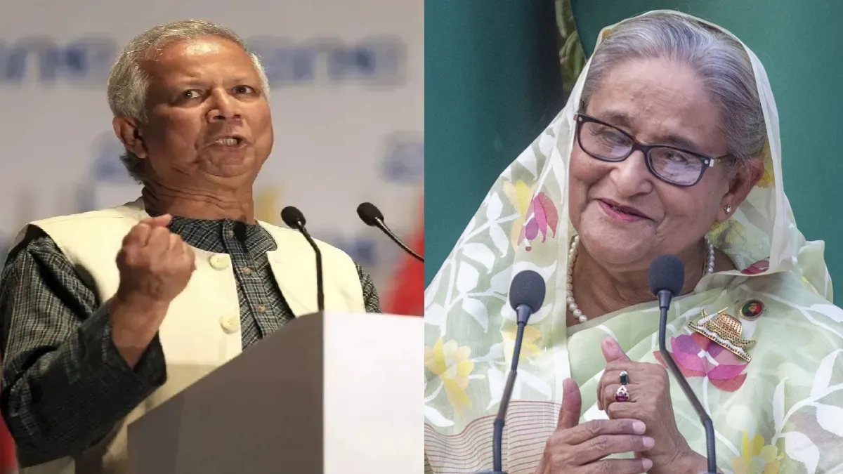 bangladesh Sheikh Hasina Muhammad Yunus protest- India TV Hindi