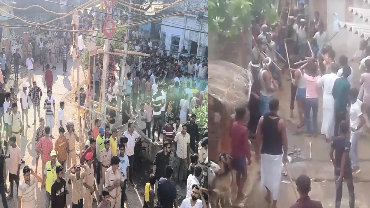 ताजिया जुलूस के दौरान पत्थरबाजी और चले लाठी-डंडे- India TV Hindi