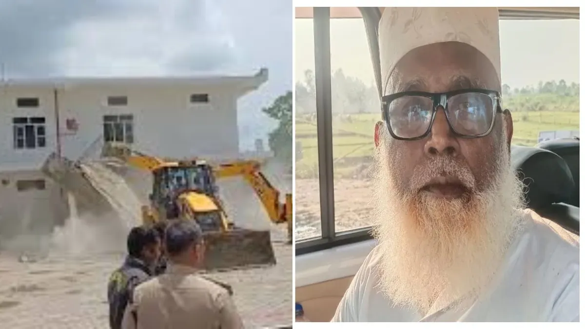 छांगुर बाबा की कोठी गिराने की कार्रवाई तीसरे दिन भी जारी