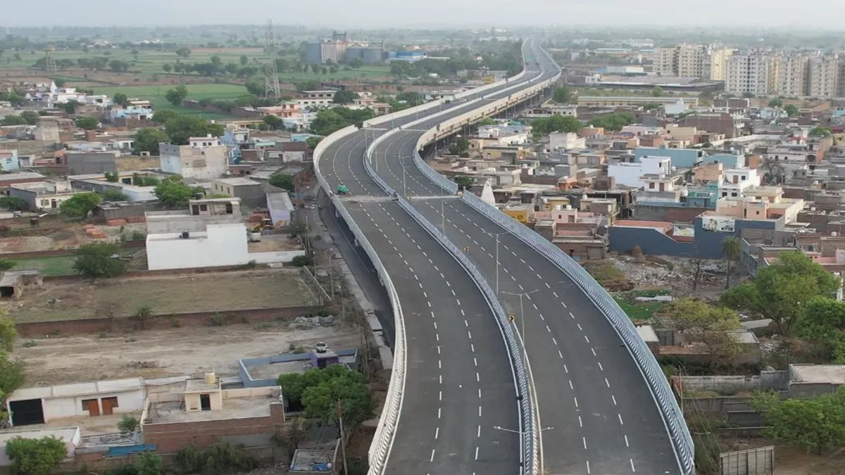 दिल्ली की तरफ से तैयार दिल्ली-देहरादून एक्सप्रेसवे का एक हिस्सा। (फाइल)