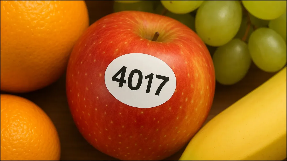 Meaning of sticker on fruits