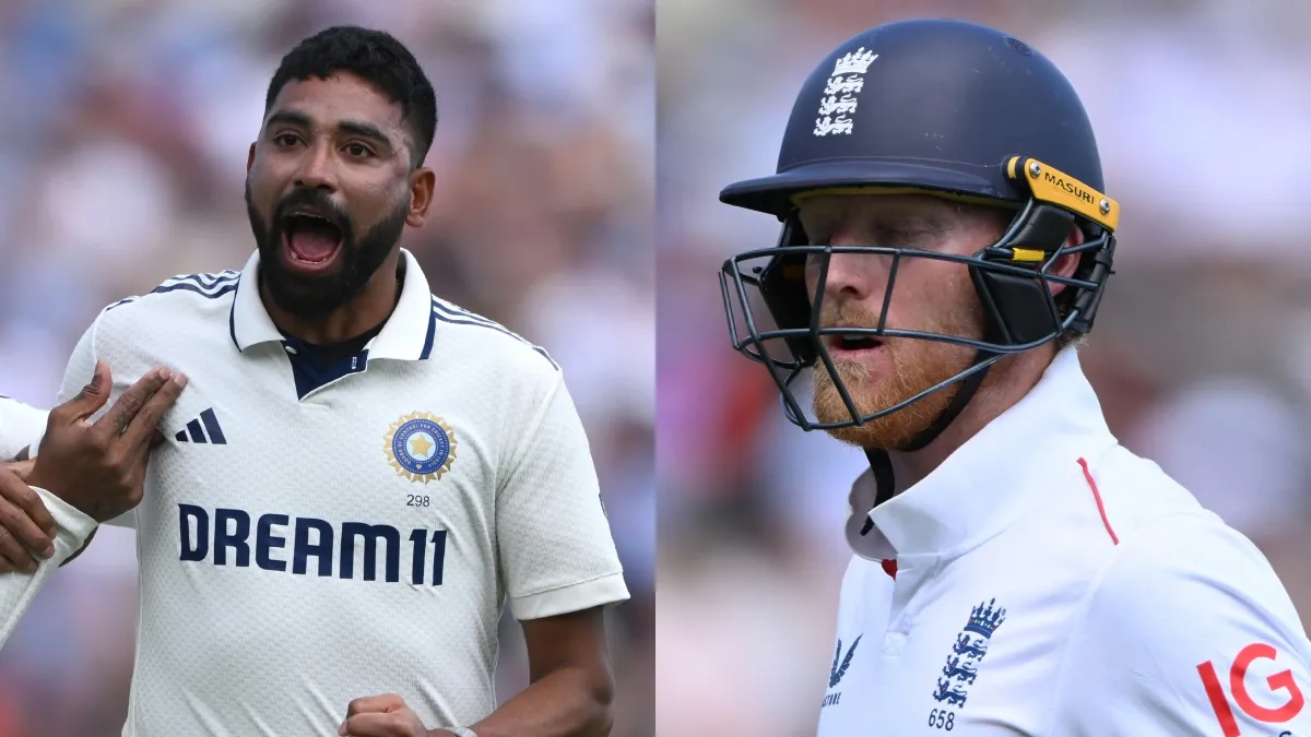 mohammed siraj and ben stokes