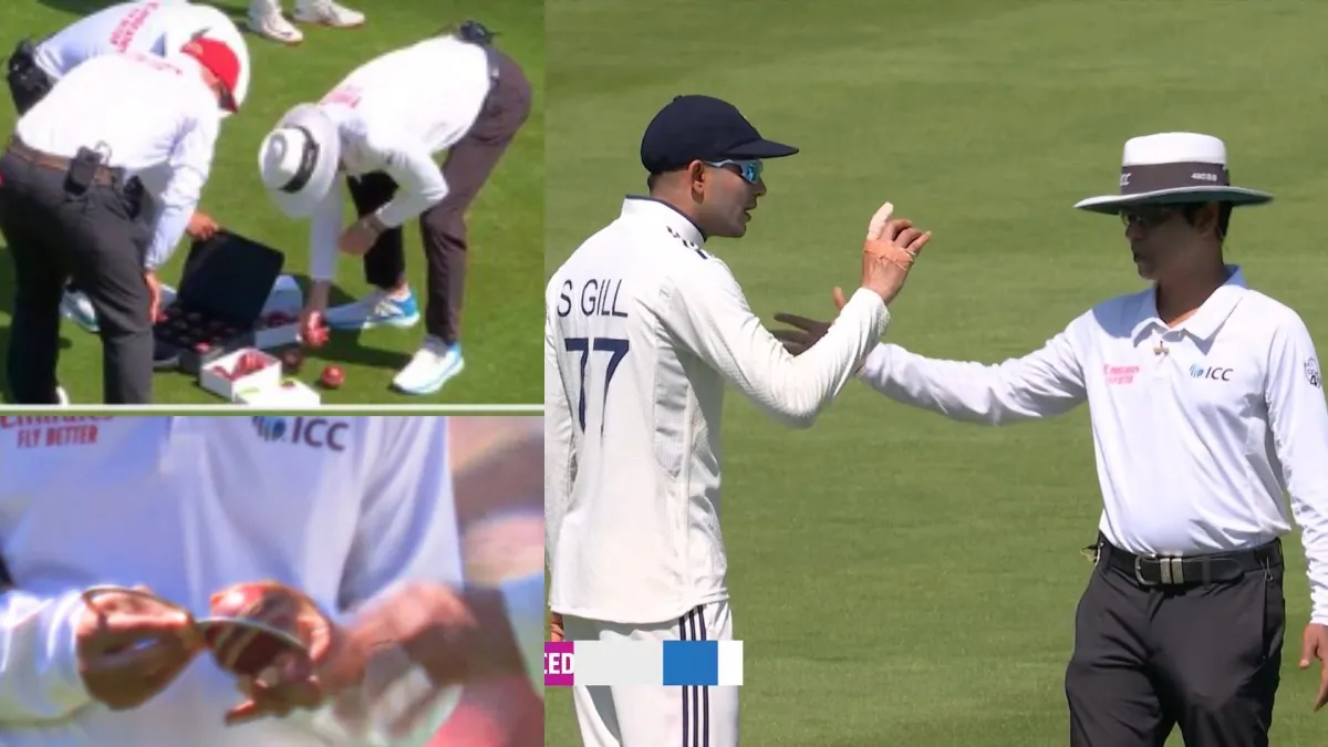 shubman gill and umpire