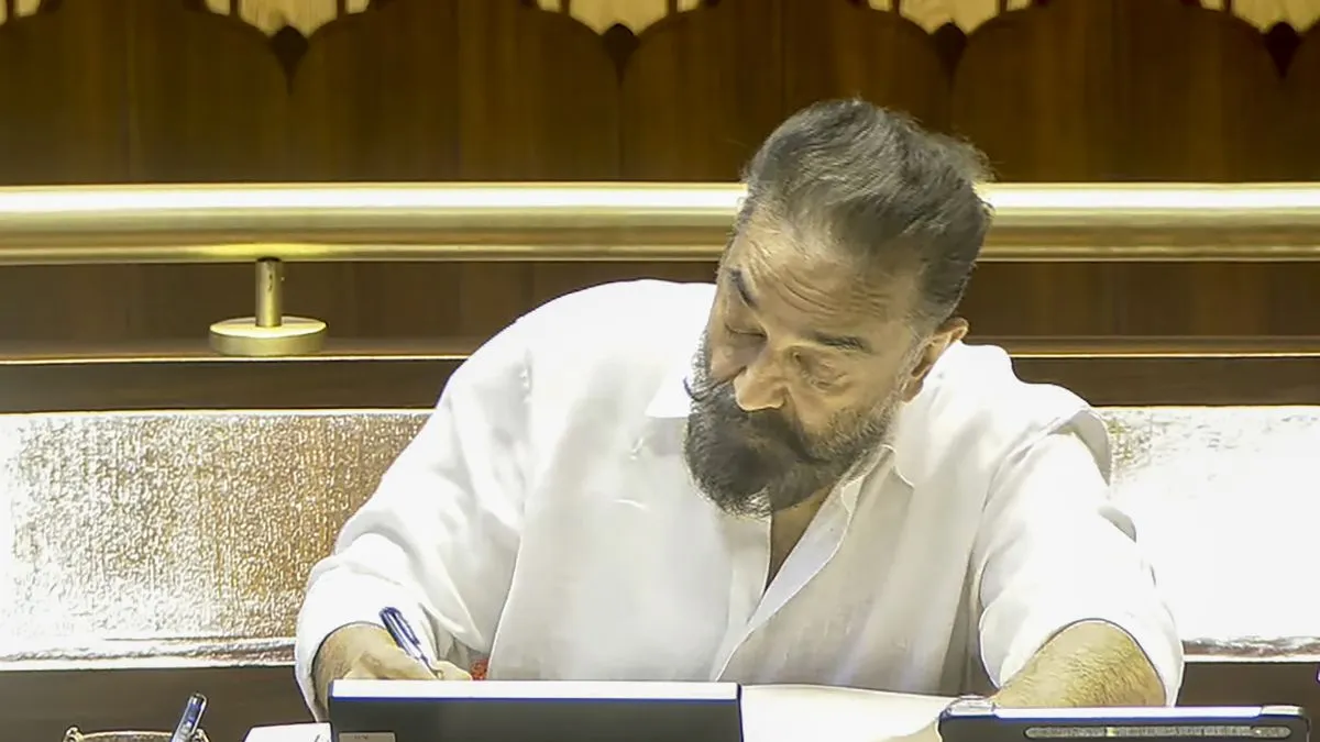 Kamal Haasan Rajya Sabha oath, Makkal Needhi Maiam politics