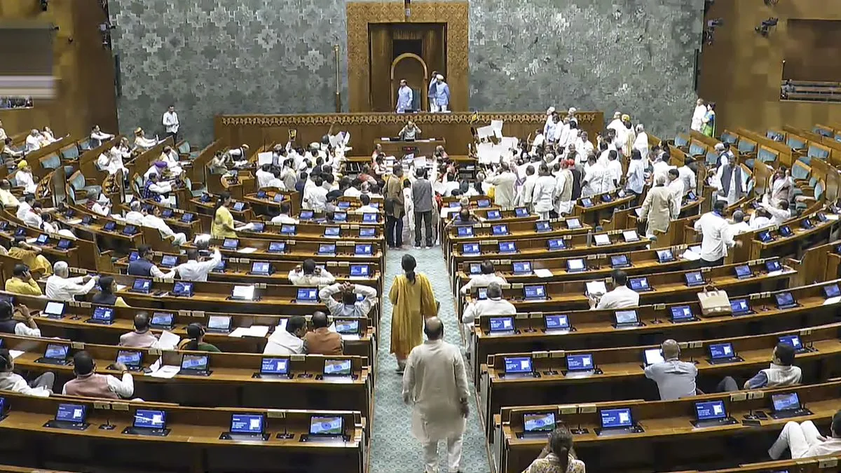 Monsoon session 2025, Bihar voter list SIR, Parliament protest India