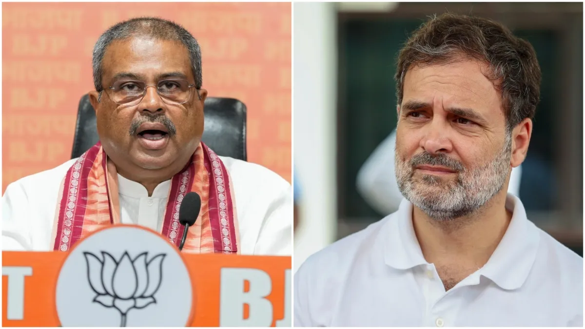 Rahul Gandhi surrounded the BJP government on the Balasore issue Dharmendra Pradhan retaliated- India TV Hindi