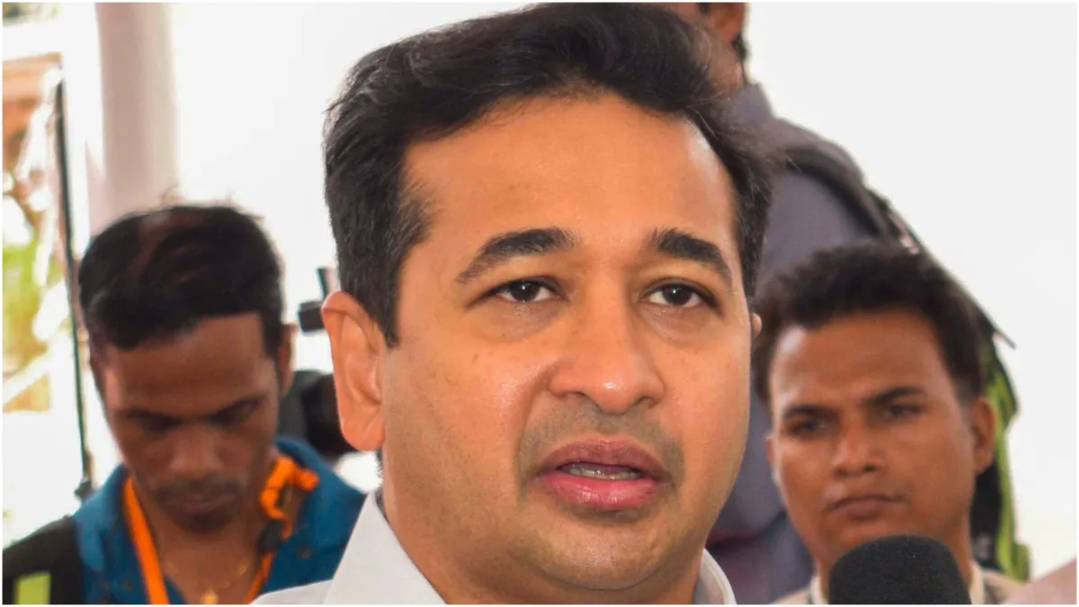 BJP leader Nitesh Rane targeted Uddhav and Raj Thackeray said will the Hindus of Mumbai be safe