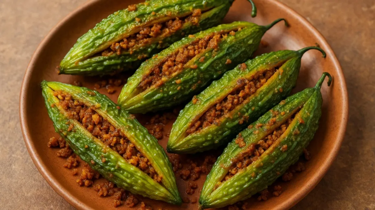 Stuffed bitter gourd