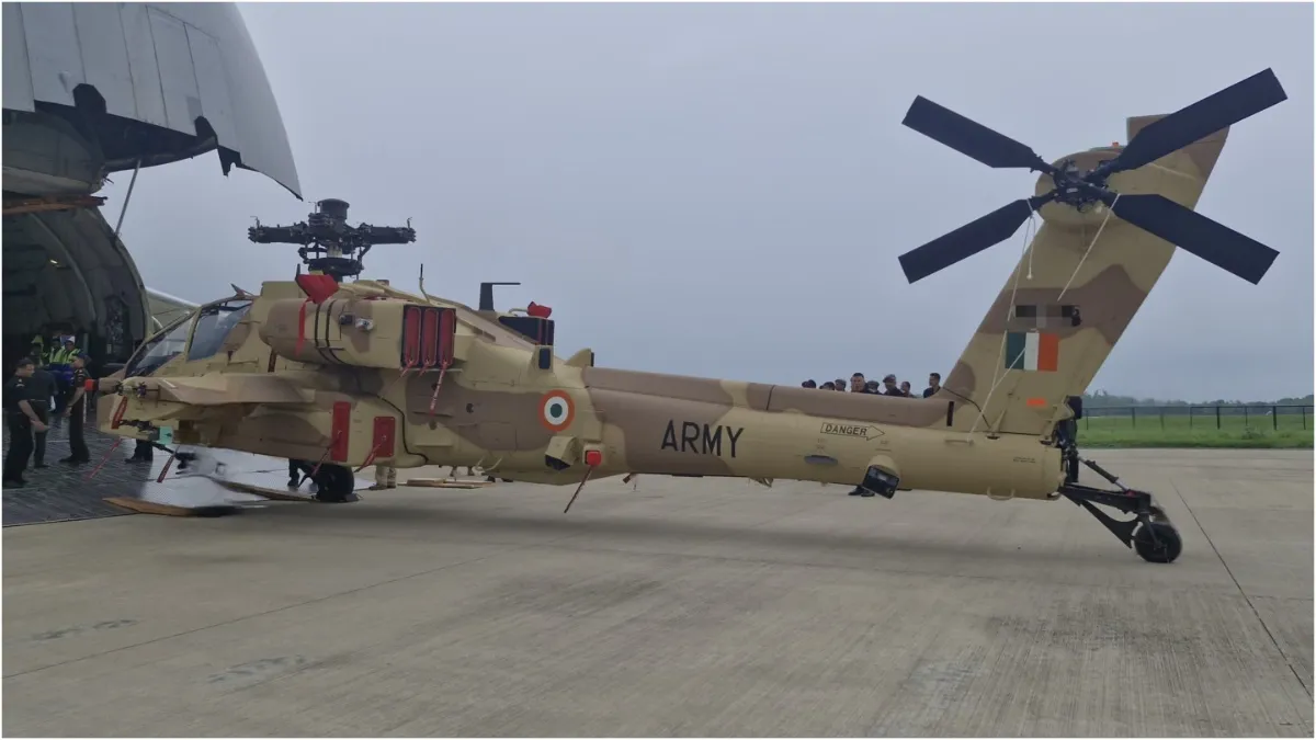 Apache attack Helicopters for the Indian Army has reached India Know its specifications- India TV Hindi