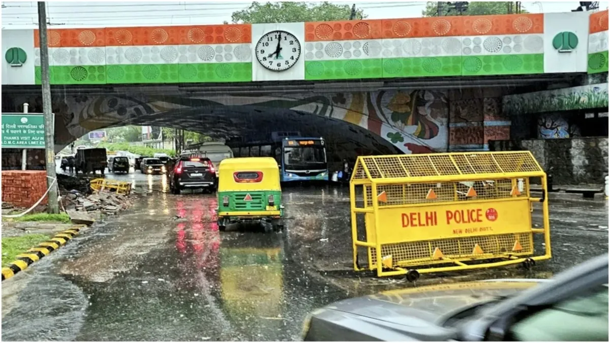 No waterlogging at Minto Bridge Delhiites stunned Watch video- India TV Hindi