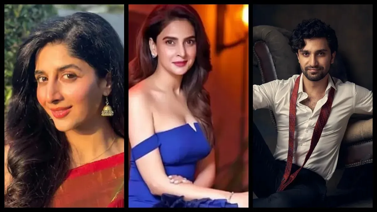 Mawra Hocane, Saba Qamar, Ahad Raza Mir.