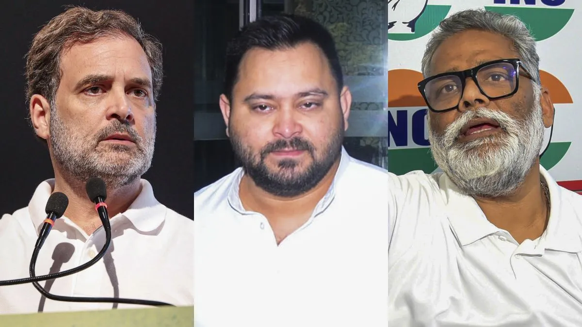 Bihar voter list controversy, Rahul Gandhi protest, Tejashwi Yadav march