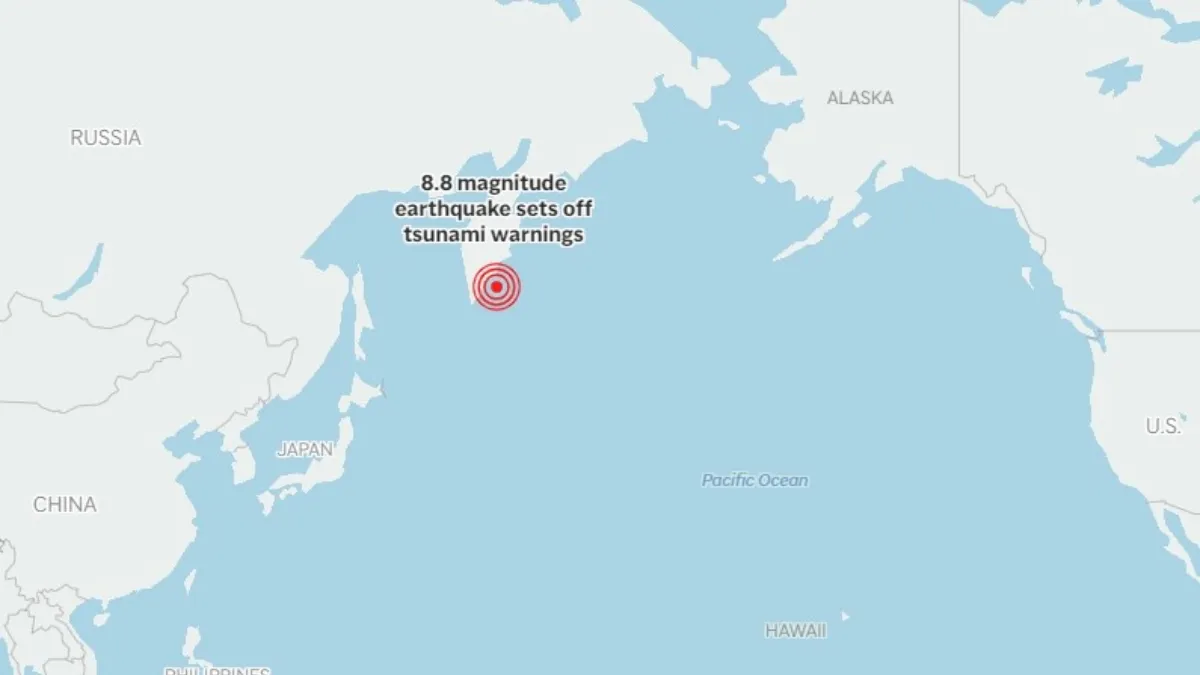 russia Kamchatka earthquake japan tsunami