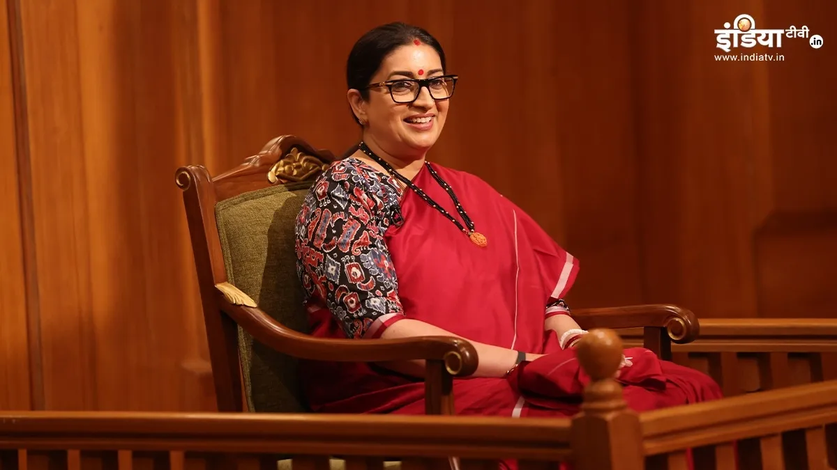 Former Union Minister and actress Smriti Irani