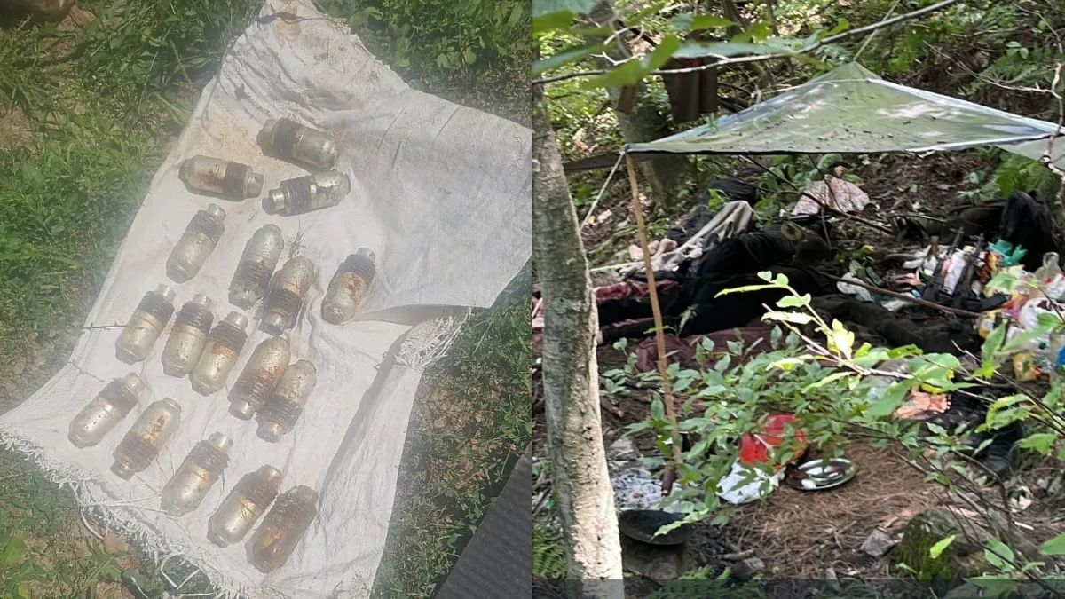 श्रीनगर के हरवान इलाके में तीन आतंकी मारे गए।