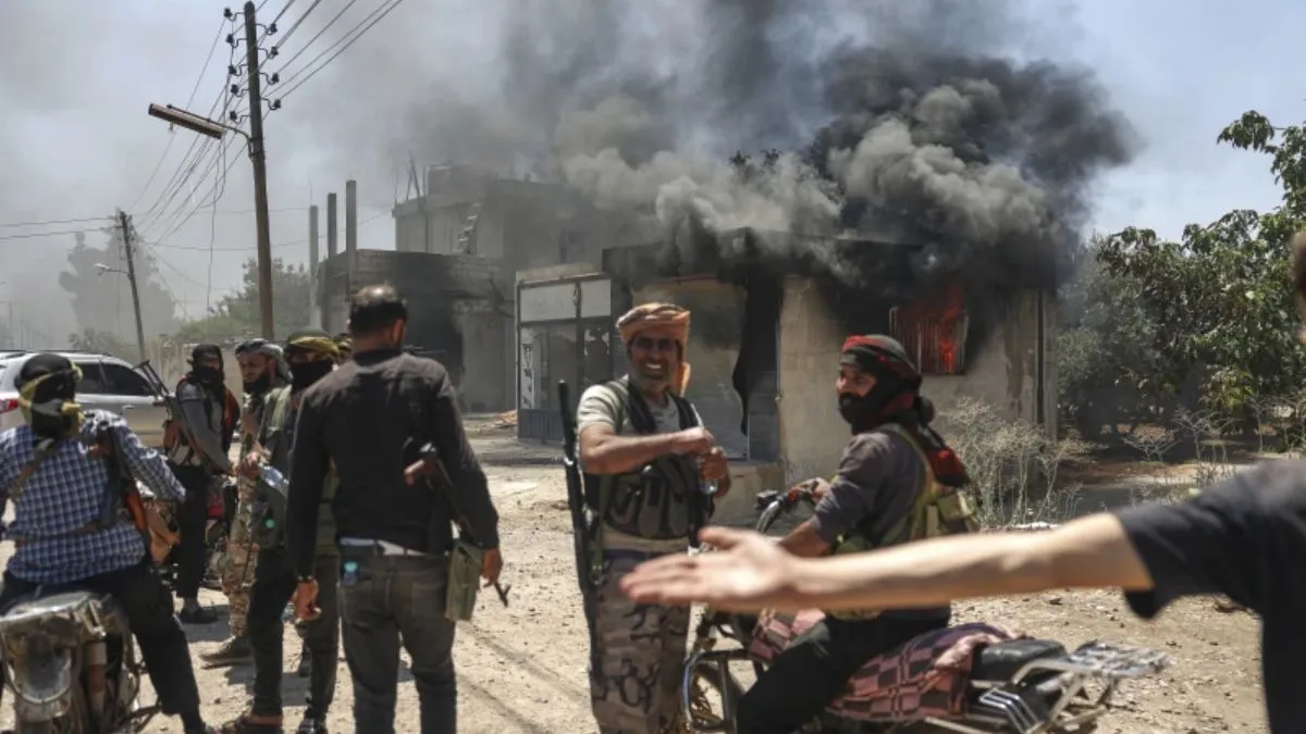 Syria Israel ceasefire, Druze Bedouin conflict, Suwayda violence- India TV Hindi