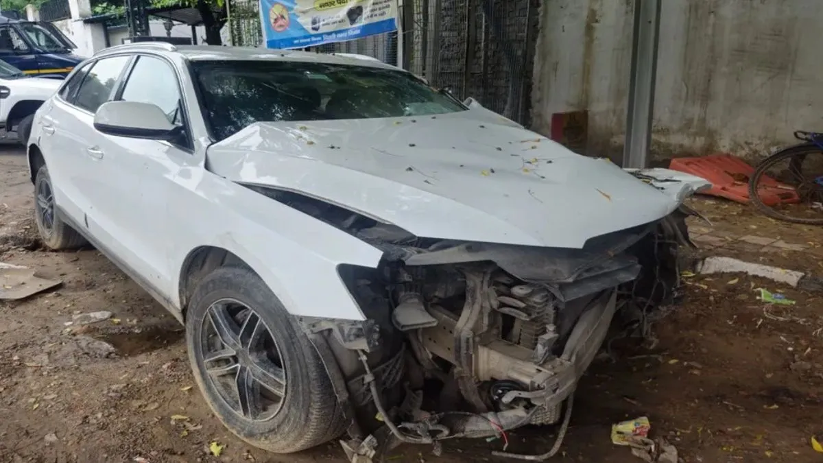 ऑडी सवार ने 5 लोगों को रौंदा।