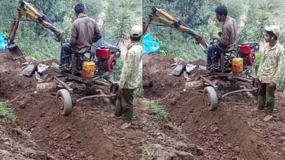 jugaad, jcb, viral video- India TV Hindi