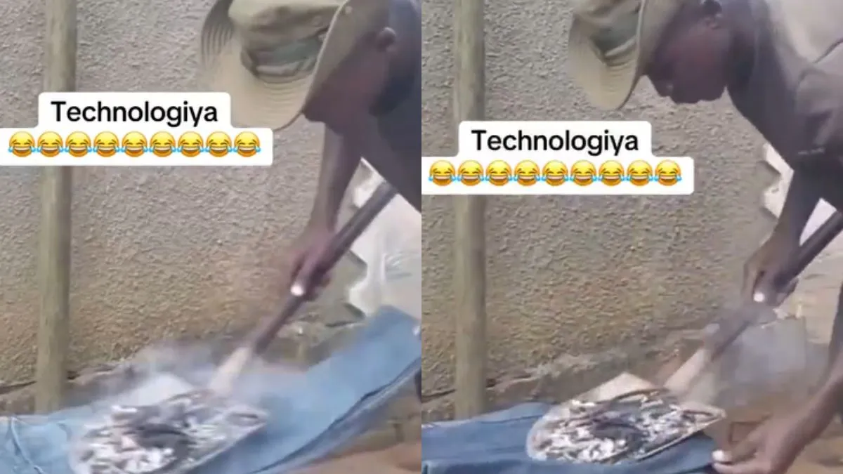 जींस प्रेस करता युवक- India TV Hindi