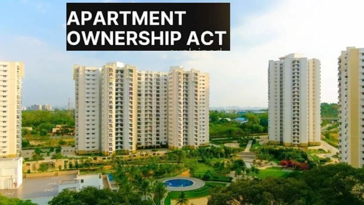 Apartment Ownership Act- India TV Paisa