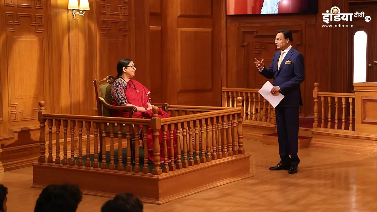 aap ki adalat, smriti Irani