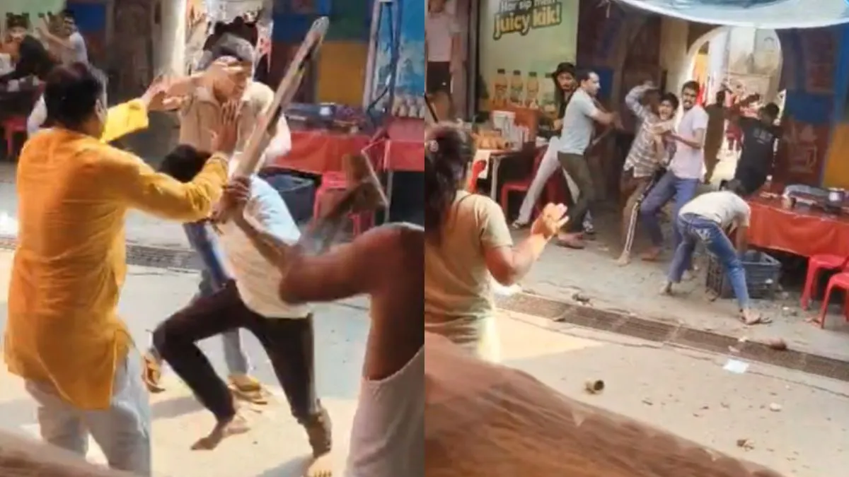 lassi Fight, Mathura, Viral video- India TV Hindi