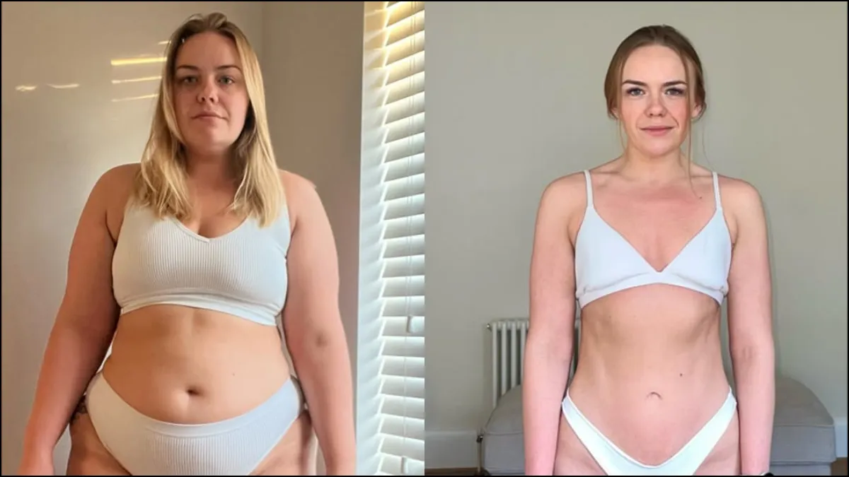 Woman reduced 45 kg weight