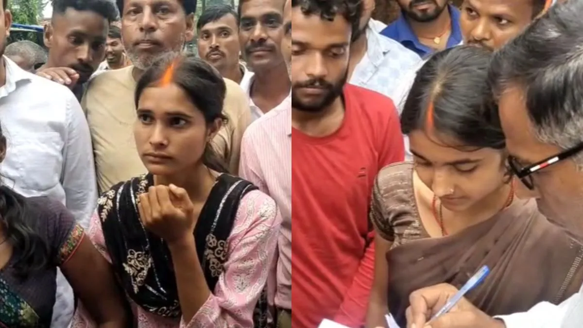 रजिस्ट्री ऑफिस के बाहर हाईवोल्टेज ड्रामा- India TV Hindi