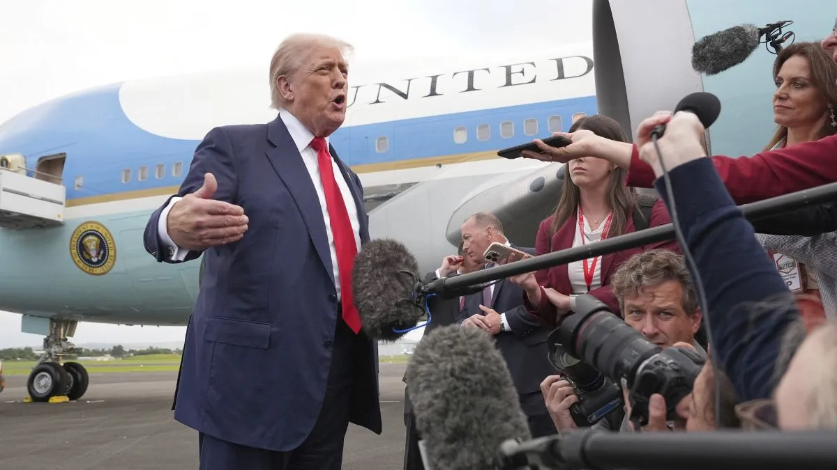 US President Donald Trump 