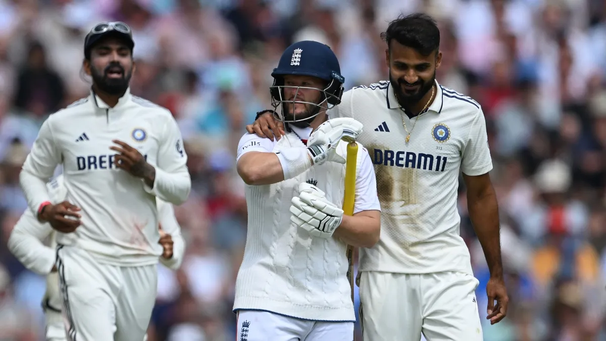 Akash Deep And Ben Duckett