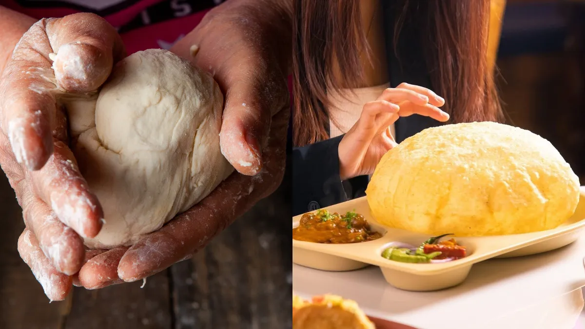 How to apply bhatura flour