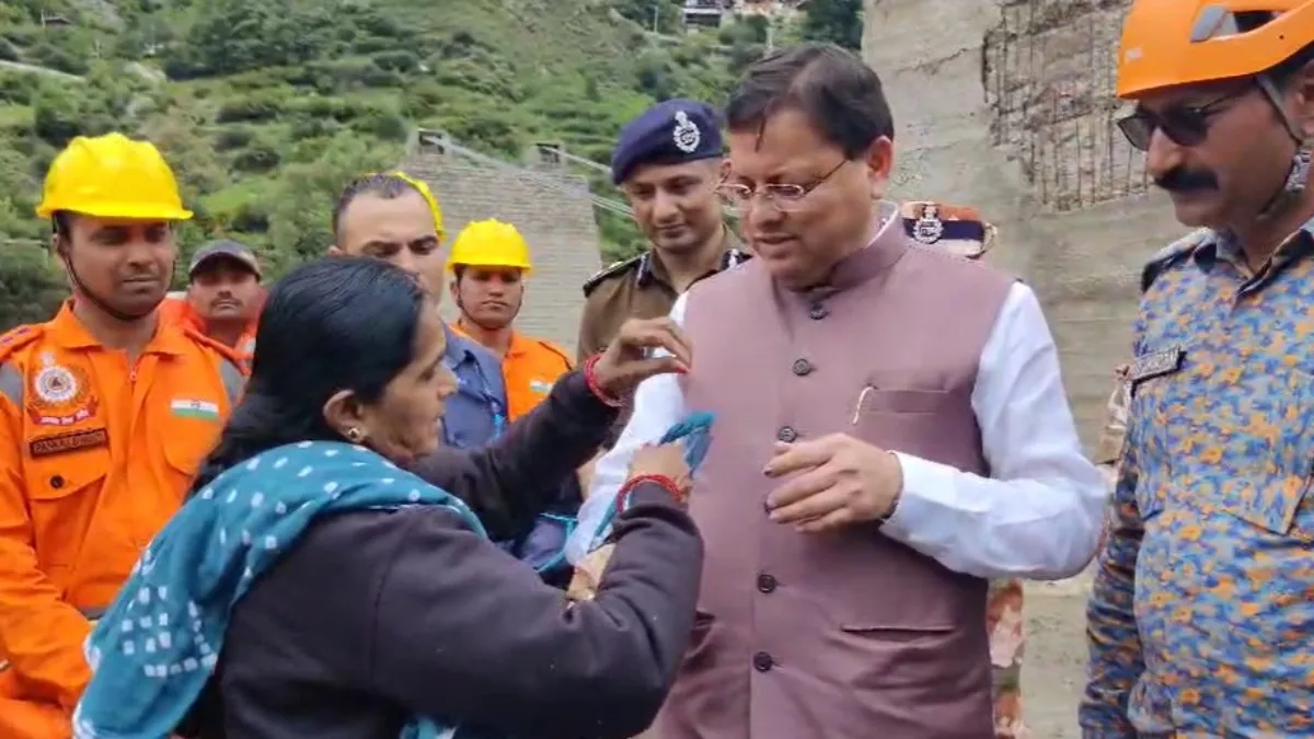 CM Dhami dharali uttarakhand - India TV Hindi