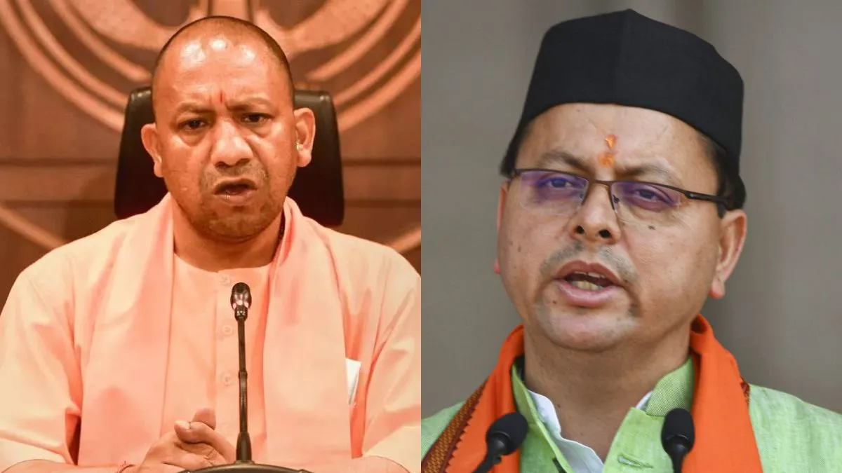 CM Yogi, CM Pushkar Singh Dhami - India TV Hindi