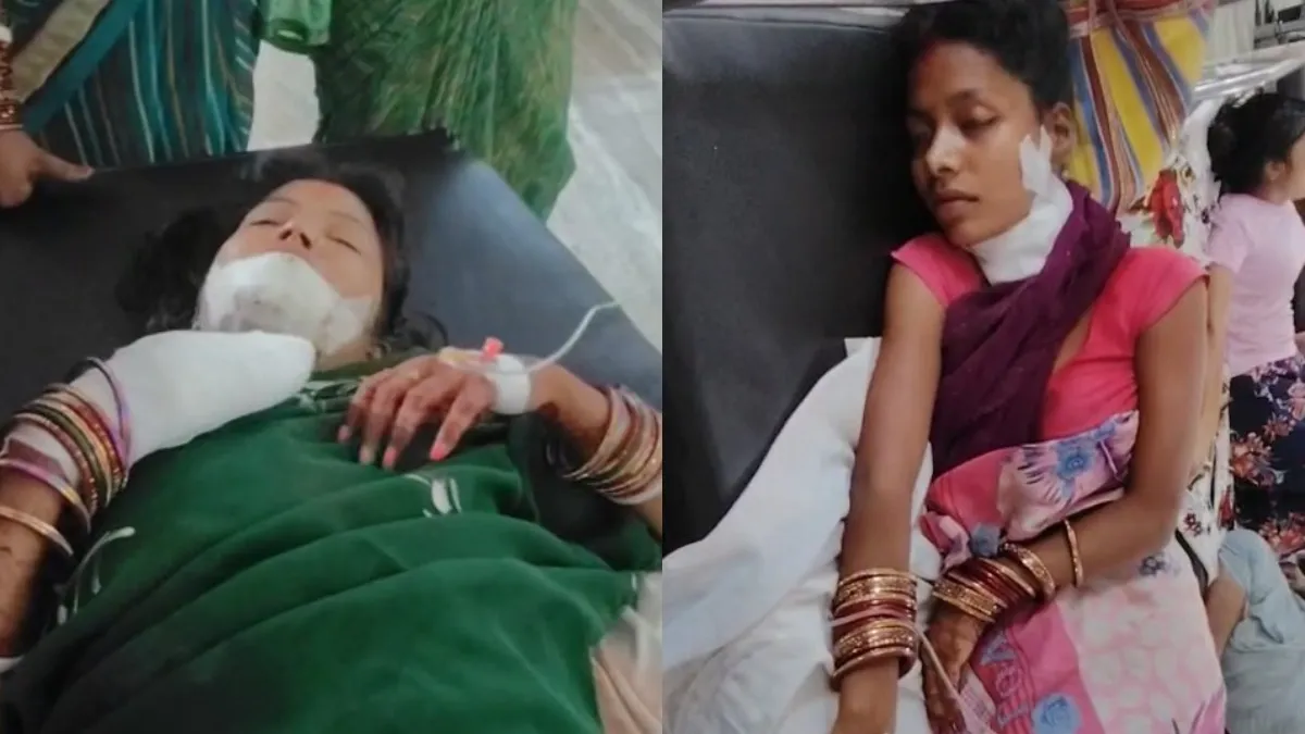 दोनों महिलाओं को अस्पताल में भर्ती कराया गया।- India TV Hindi