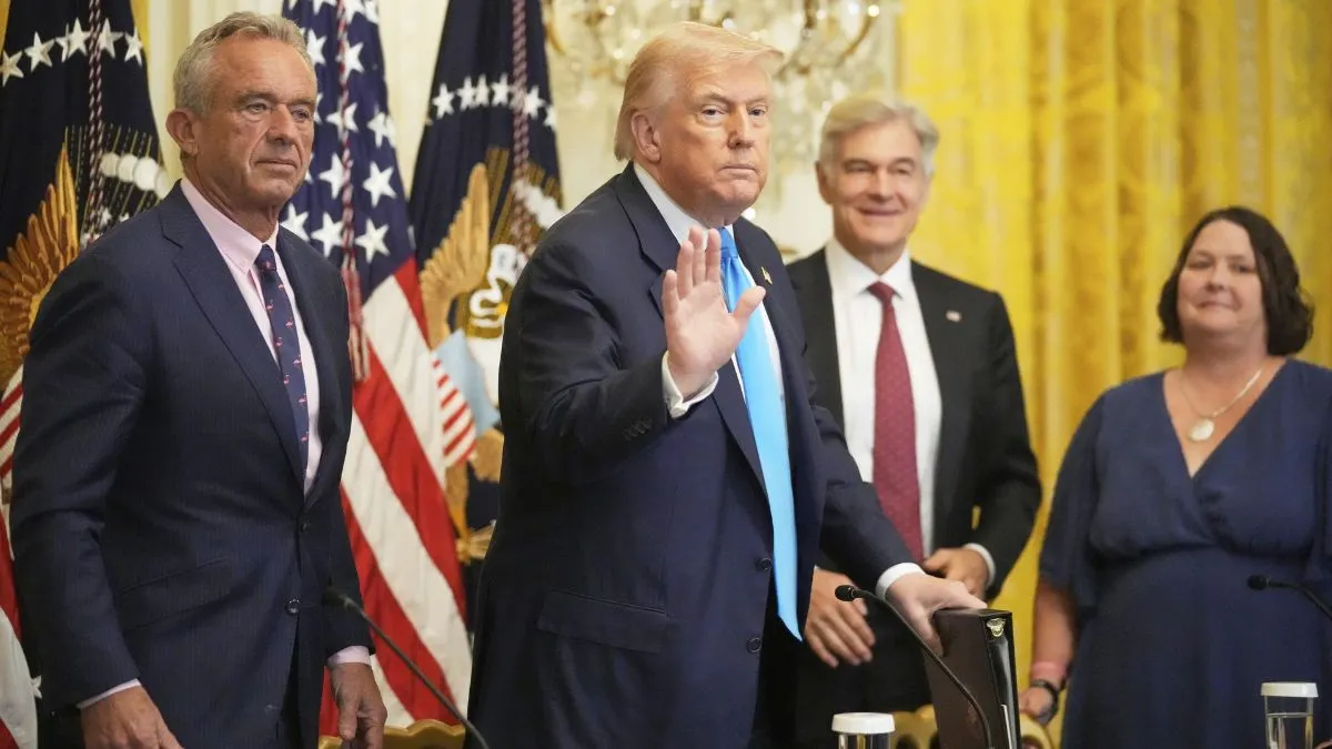 डोनाल्ड ट्रंप, अमेरिका के राष्ट्रपति। 