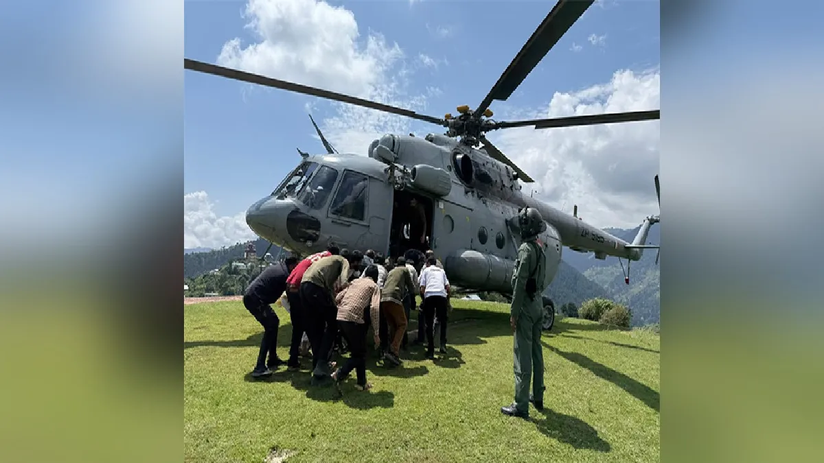 एयरफोर्स का हेलिकॉप्टर- India TV Hindi