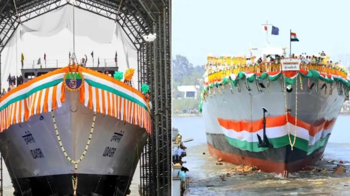 युद्धपोत उदयगिरि और हिमगिरि- India TV Hindi