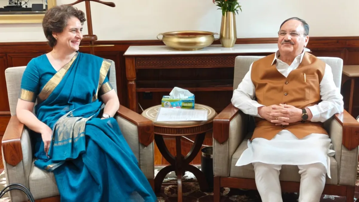 JP NADDA PRIYANKA GANDHI VADRA- India TV Hindi