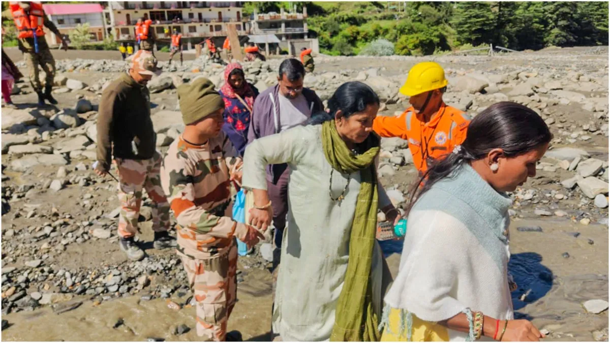 People were shouting for help but we could not do anything eyewitnesses of Dharali narrate their ord- India TV Hindi
