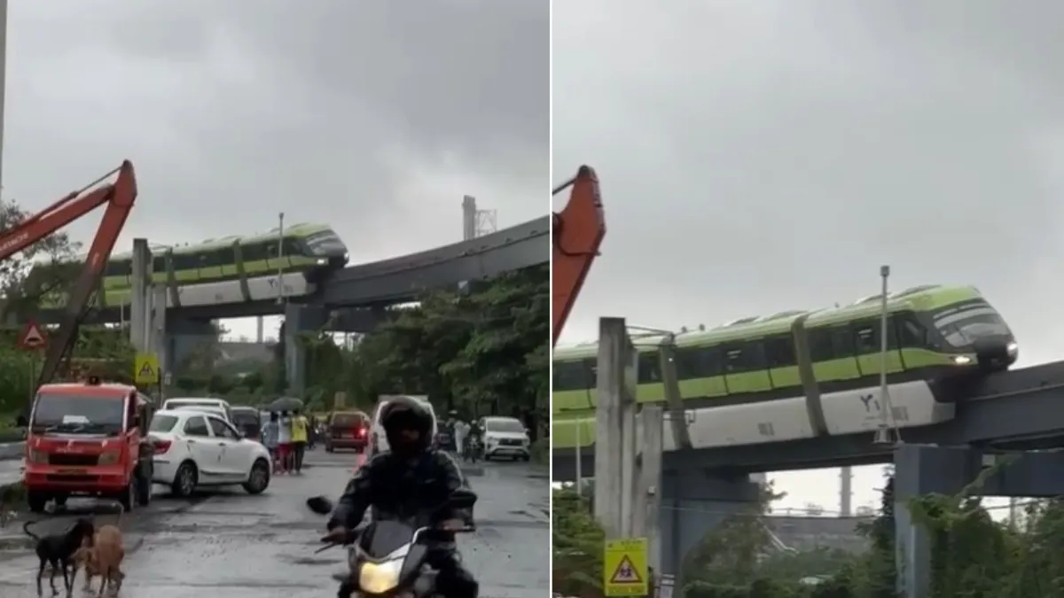 Mumbai monorail stucked- India TV Hindi