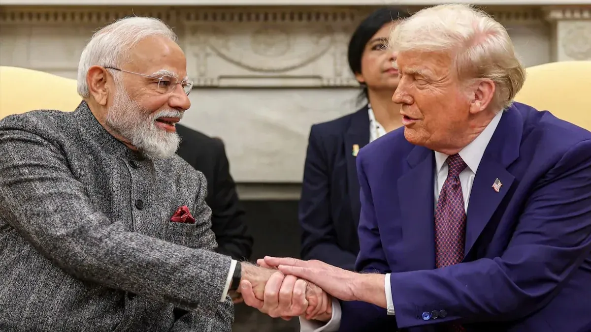 पीएम मोदी और अमेरिकी राष्ट्रपति डोनाल्ड ट्रंप- India TV Hindi