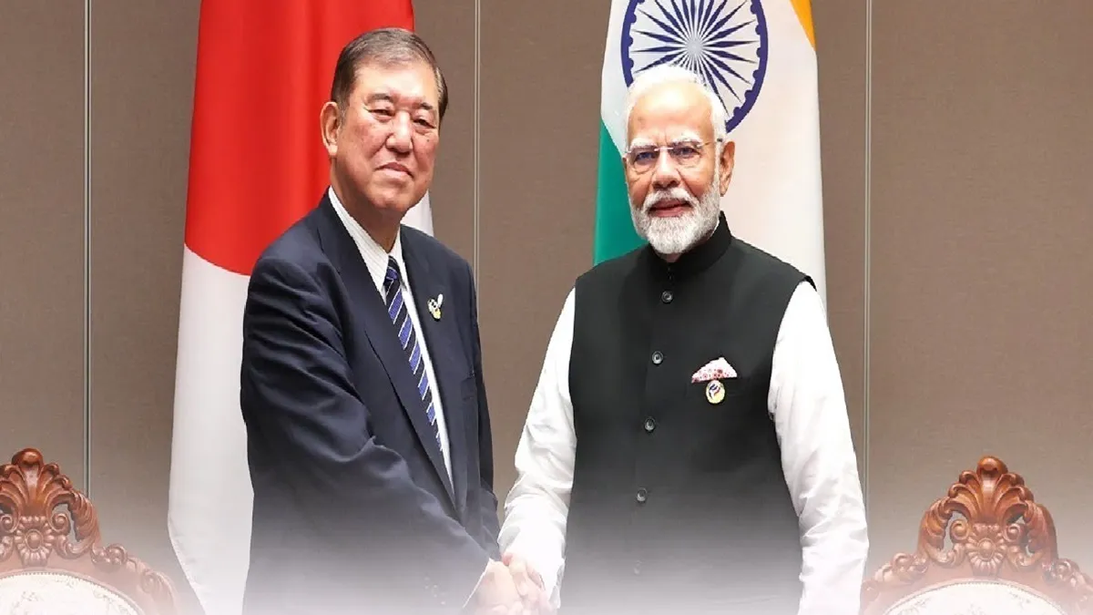 Japan PM Shigeru Ishiba (L) PM Narendra Modi (R)- India TV Hindi