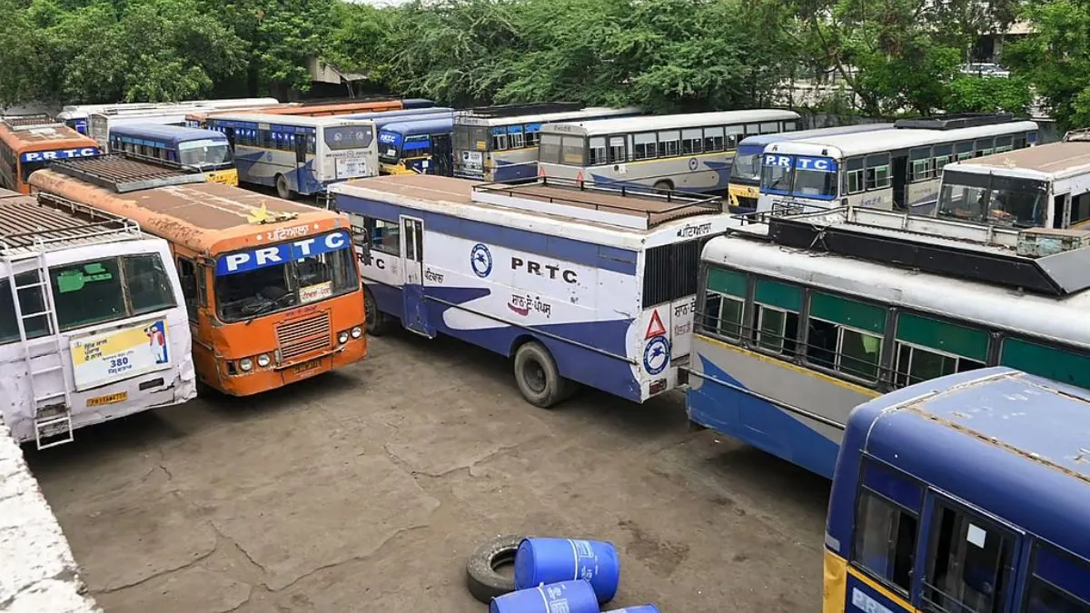 Punjab Roadways strike 2025, PRTC employees protest- India TV Hindi