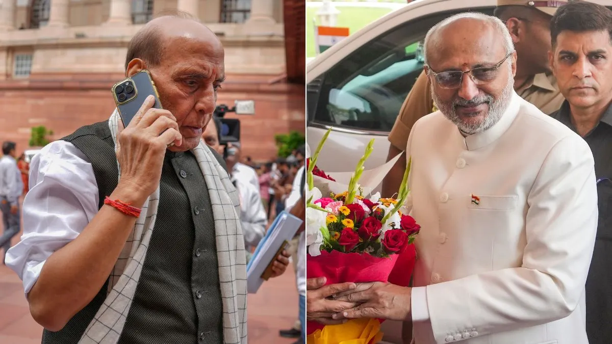 rajnath singh cp radhakrishnan- India TV Hindi