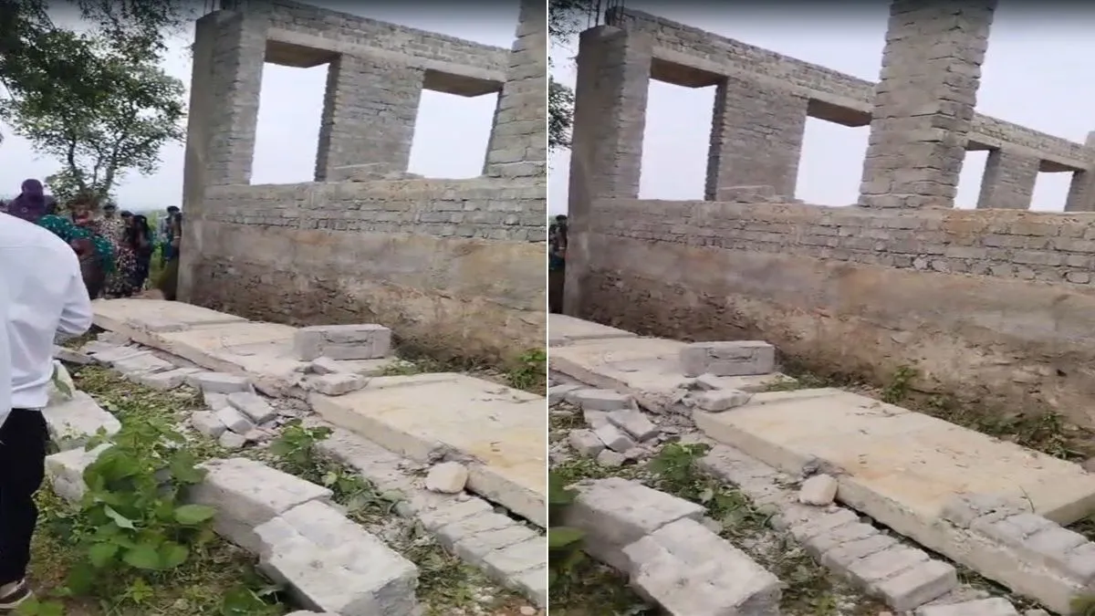 udaipur school rood collapse- India TV Hindi