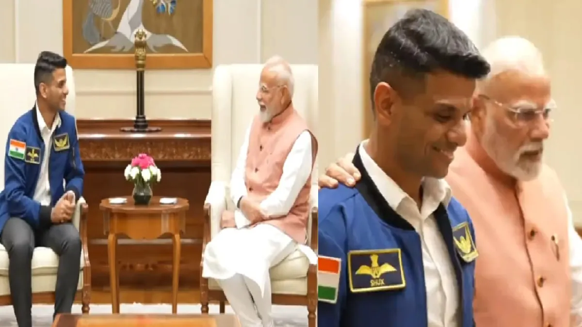  शुभांशु शुक्ला और पीएम मोदी- India TV Hindi